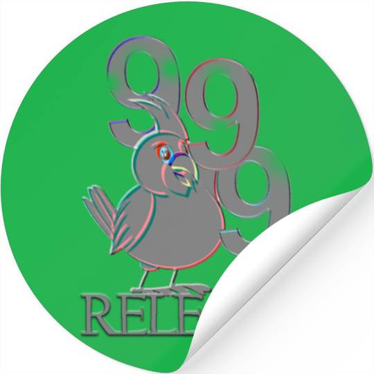 Angel Number 999 RELEASE Stickers