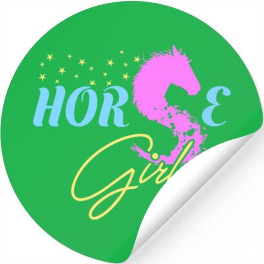 Horse Girl Stickers Horse Lovers Gift Equestrian