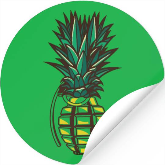 Pineapple Grenade Stickers