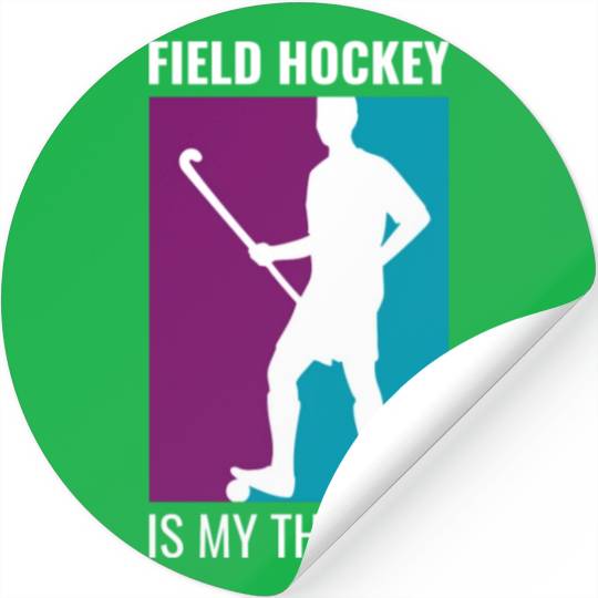 Field Hockey Is My Therapy | Silhouette Sports Stickers
