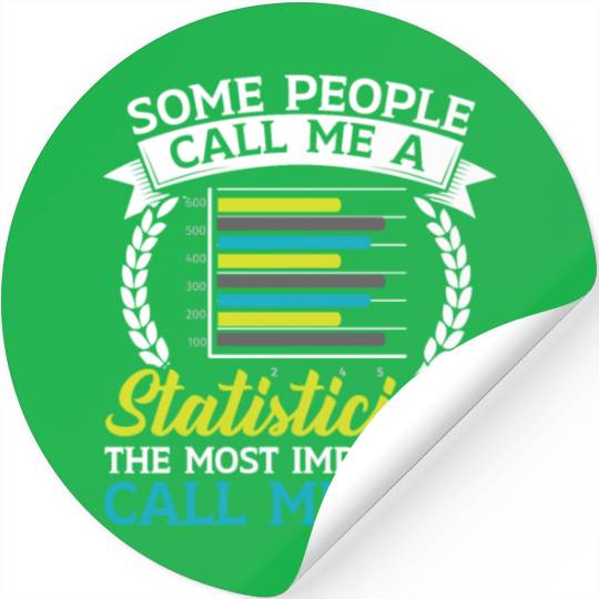 Statistics Numbers Data Science Statistician Dad Stickers