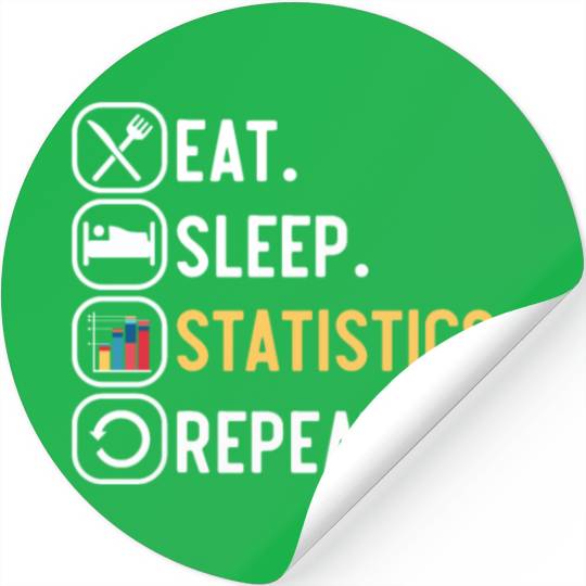 Statistics Numbers Data Science Statistician Stickers