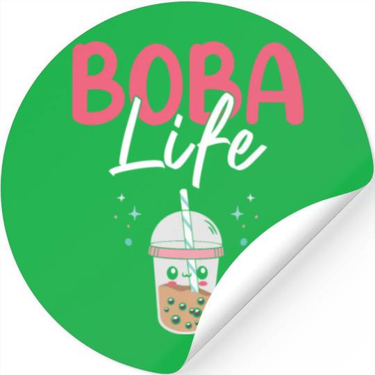 Boba Life Bubble Tea Lover Boba Tea Drinker Korean Stickers