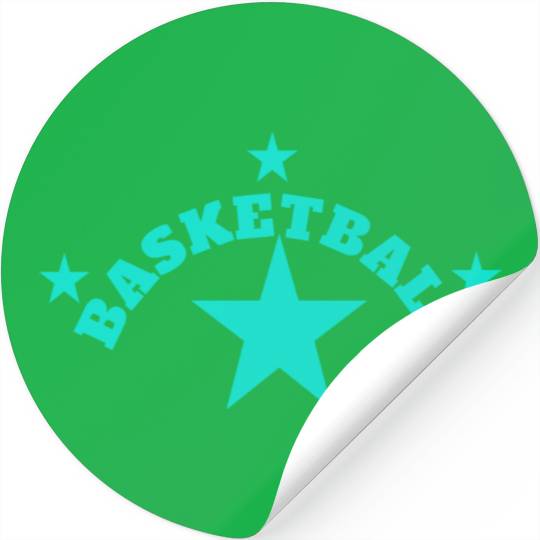 Basketball is a famous and distinctive sport Stickers