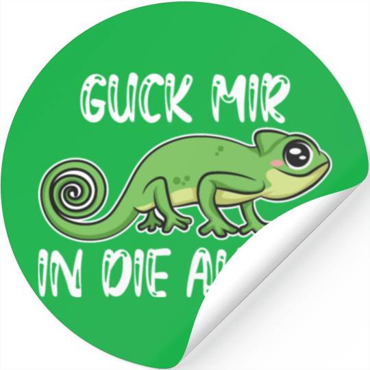 Cute chameleon animal lover Stickers