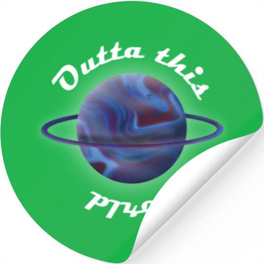 Outta This World Planet Stickers