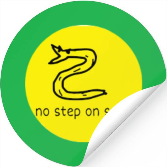 no step on snek Stickers