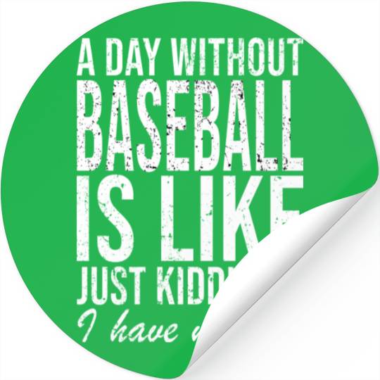 Baseball Pitcher Catcher Saying Gift Stickers