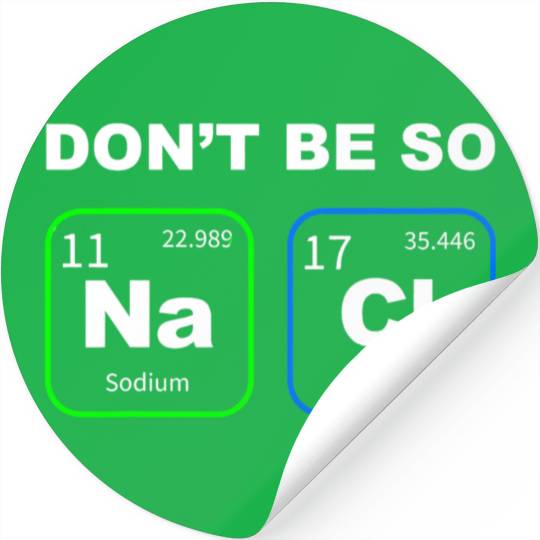 Funny Humorous Science Geek Nerd Chemist Teacher Stickers