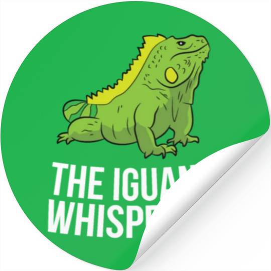 The Iguana Whisperer Gecko Lizard Lover Stickers