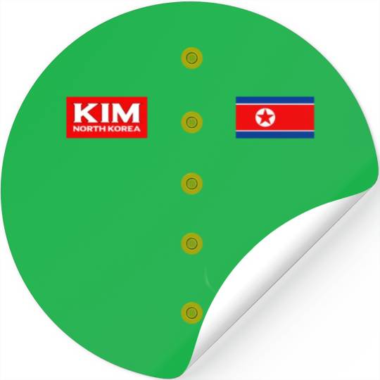 Kim Jong Un Halloween Stickers