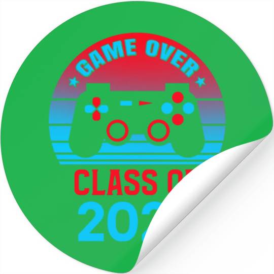 2023 Graduation Gift Game Over Class of 2023 Stickers