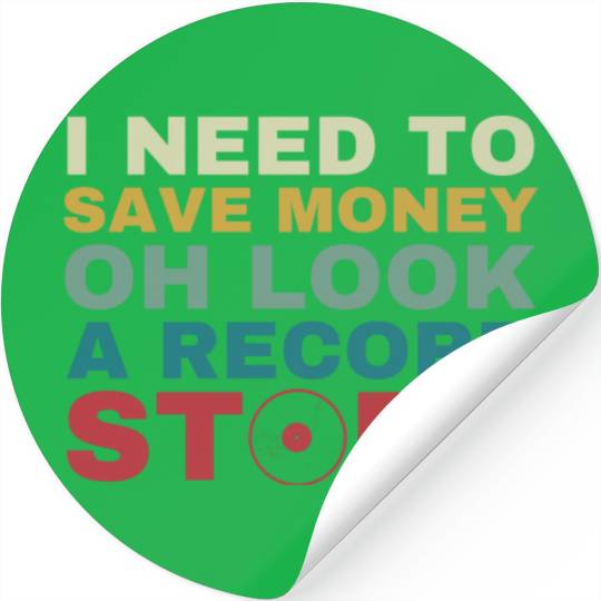 Look A Record Store Funny Vinyl Collecting Lp Stickers