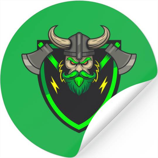 Y King Gaming logo Stickers