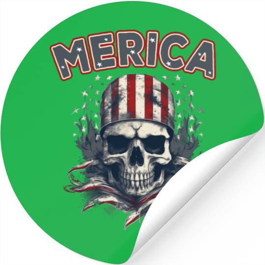 USA Independence Day 4th of July Labor Day Stickers