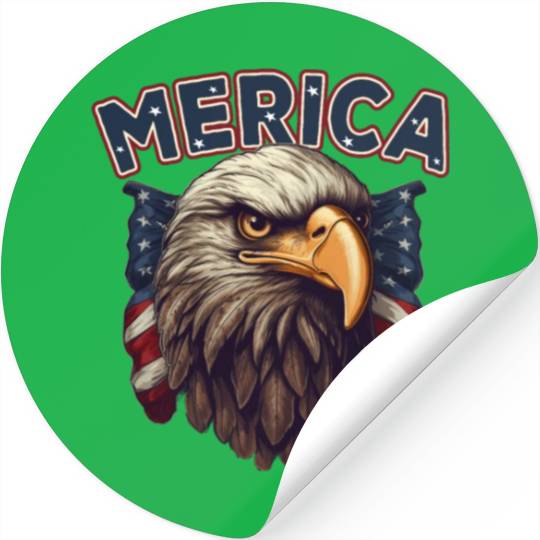 USA Independence Day 4th of July Labor Day Stickers