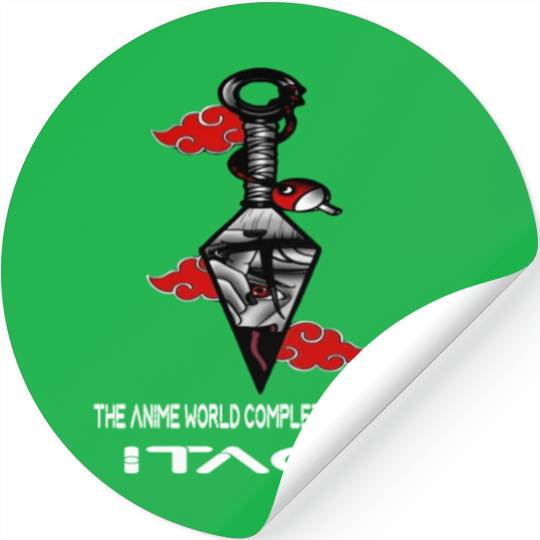 The anime world completes in one word Itachi Stickers