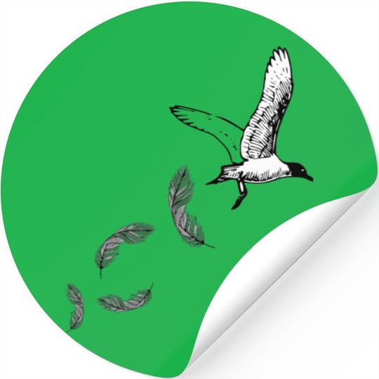 hummingbird parrot owl wing feather pigeon sparoow Stickers