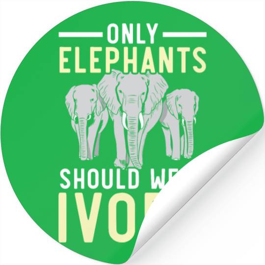 Elephant Lover Wildlife Animal Zoo Zookeeper Stickers