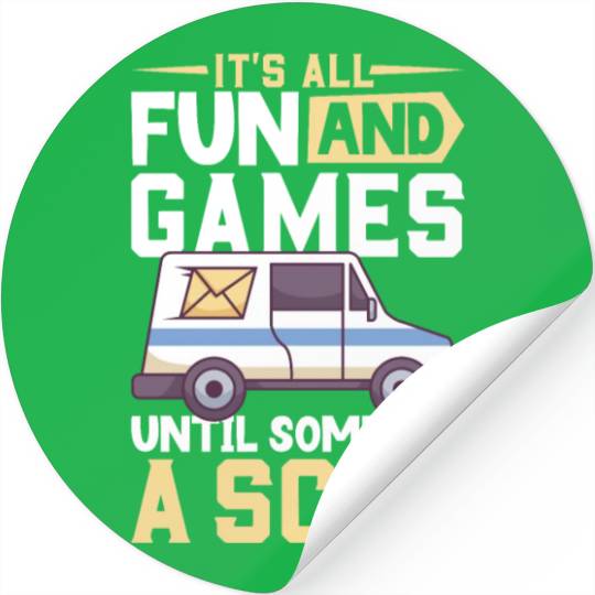 Postal Worker Mail Lady Mail Carrier Postal Stickers