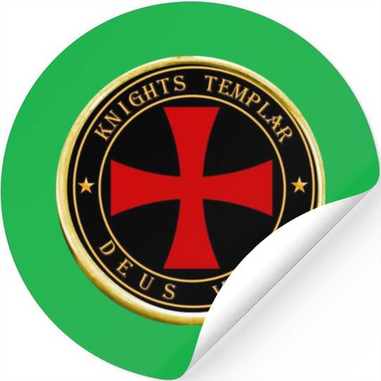 Knights Templar Deus Vult Stickers