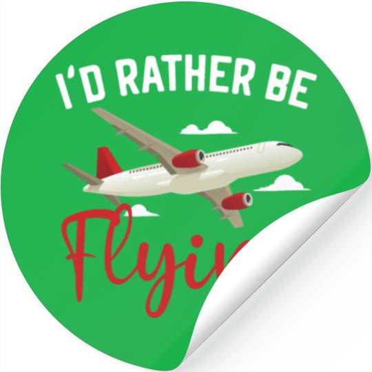 Airplane Plane Pilot Aviator Sky Flight Instructor Stickers