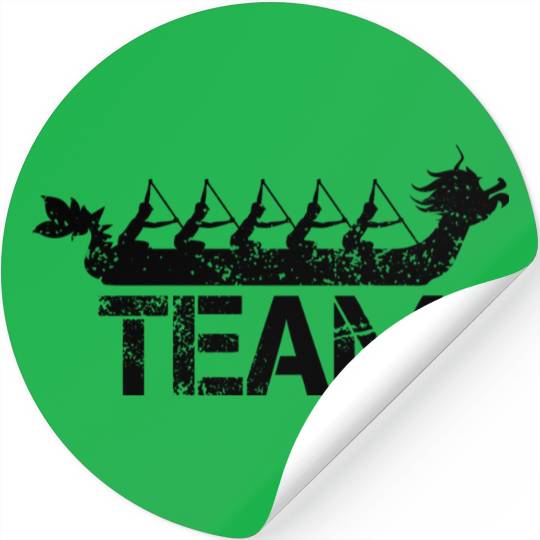 Dragon Boat Racing Team Graphic Design Stickers