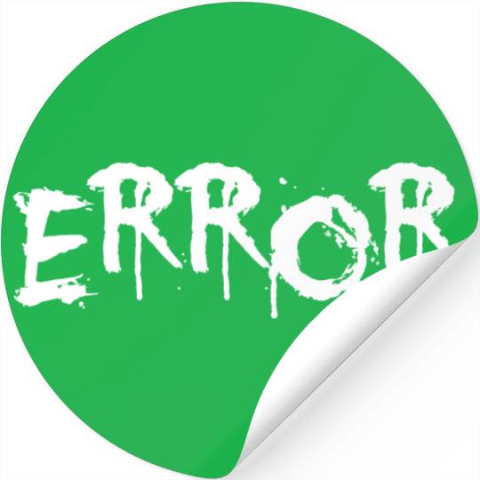 Error - Gothic Stickers