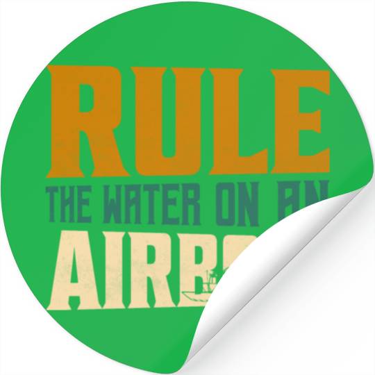 Rule The Water On An Airboat Propeller Swamp Hydro Stickers