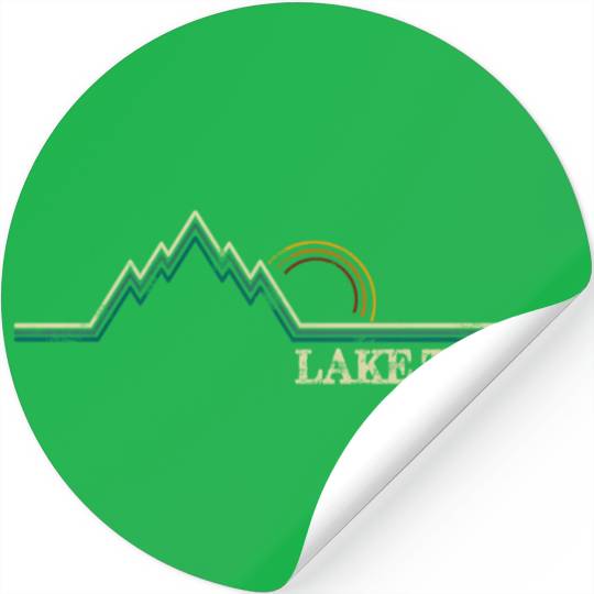 Summer Lake Tahoe California Stickers