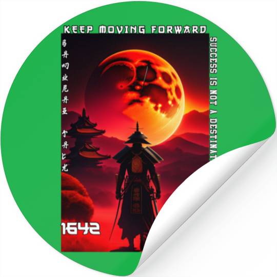 Samurai Warrior Art Stickers