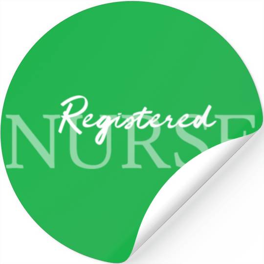 Registered Nurse Rn Emergency Room Nurse Stickers