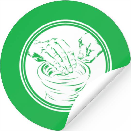 Funny Pottery Artist Art Teacher Clay Ceramics Stickers