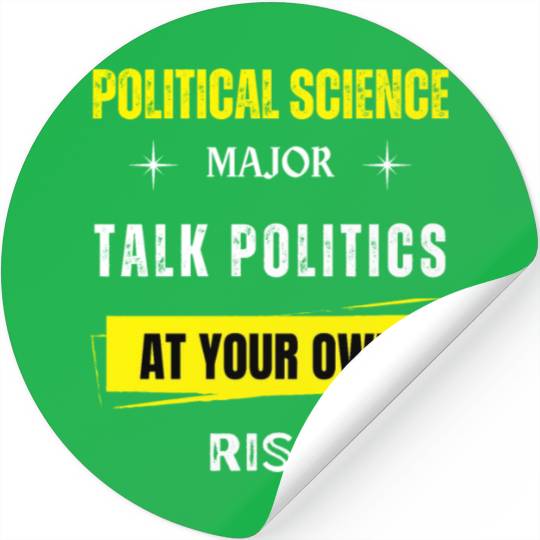 Political Science Major Stickers