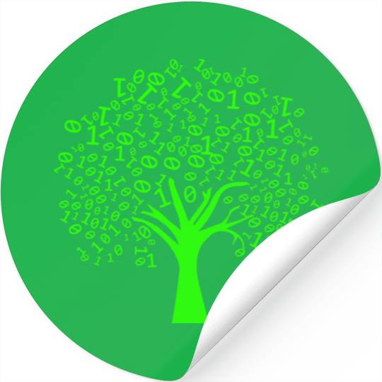 Funny Binary Tree Computer Science Coding Stickers