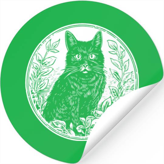 Cat Kitten Feline Meow Stickers