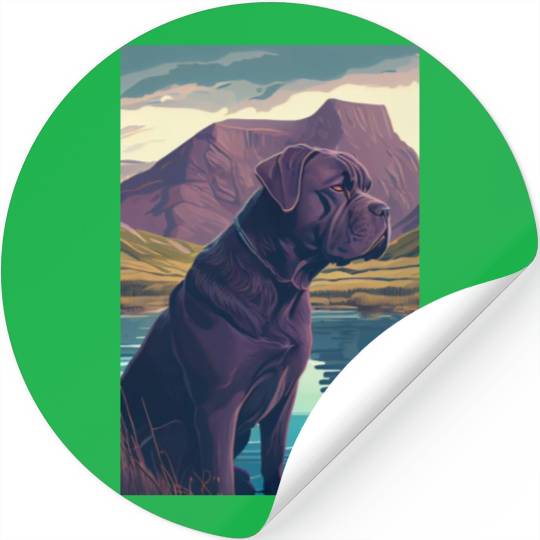 Cane Corso Nature Stickers
