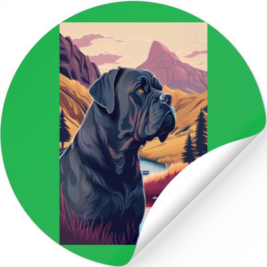 Cane Corso Nature Stickers