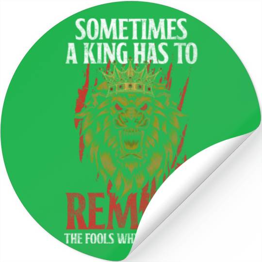 Lion Strength Hunt Tiger Stickers