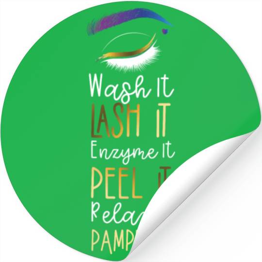 Cute Licensed Esthetician Skincare Stickers