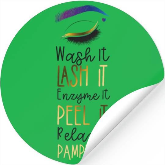 Cute Licensed Esthetician Skincare Stickers