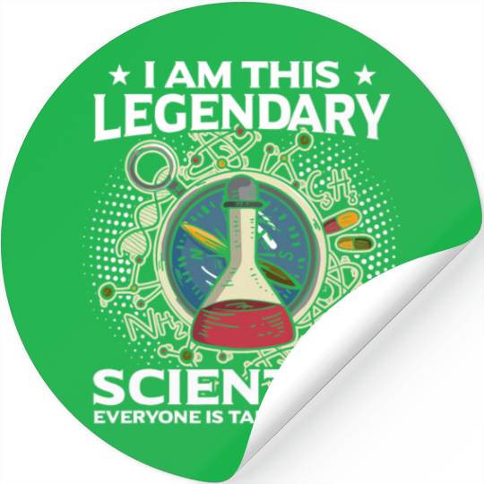 Science Teacher Physics Chemistry Funny scientist Stickers