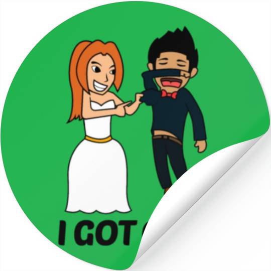 FUNNY BRIDE TO BE I BRIDE SQUAD JUST MARRIED GIFT Stickers