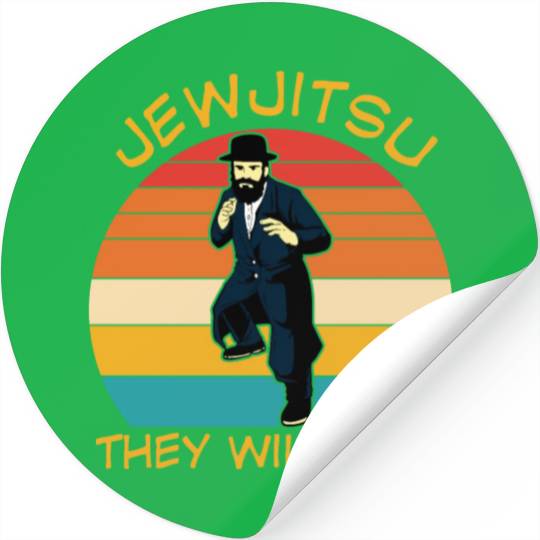 Jewjitsu They Will Win Stickers