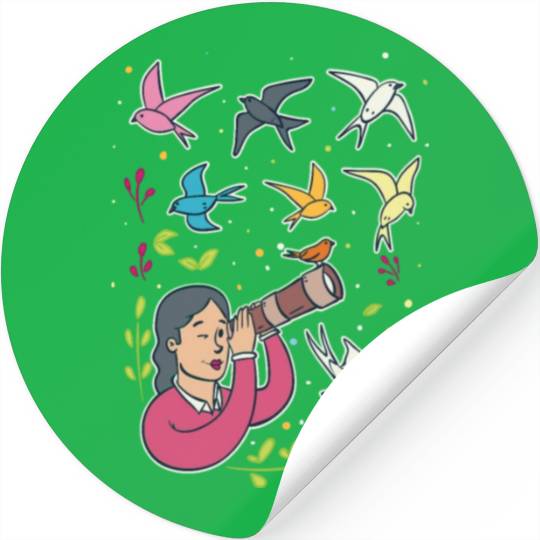 Bird Birdwatching Birdwatcher Stickers