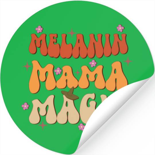 Melanin Mama Magic, Independence Day Stickers