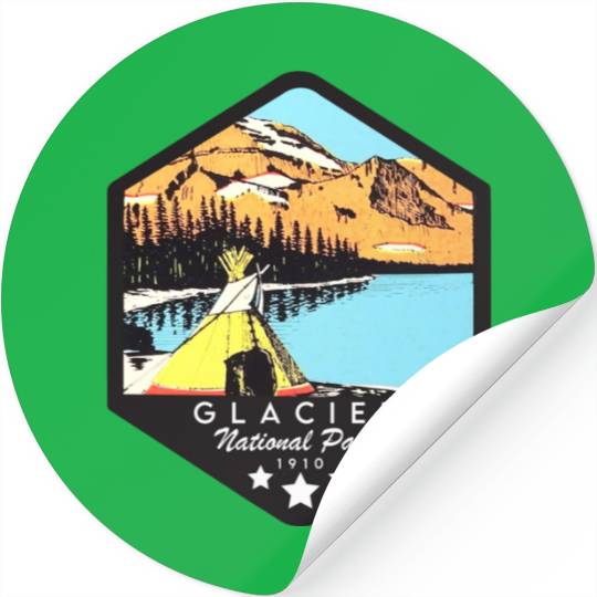 Glacier national park Stickers