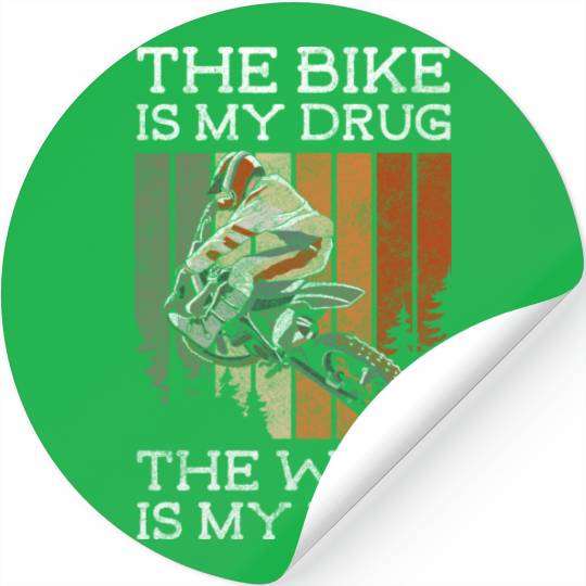 Mountain Bike Adrenaline Motocross Extreme Sport Stickers