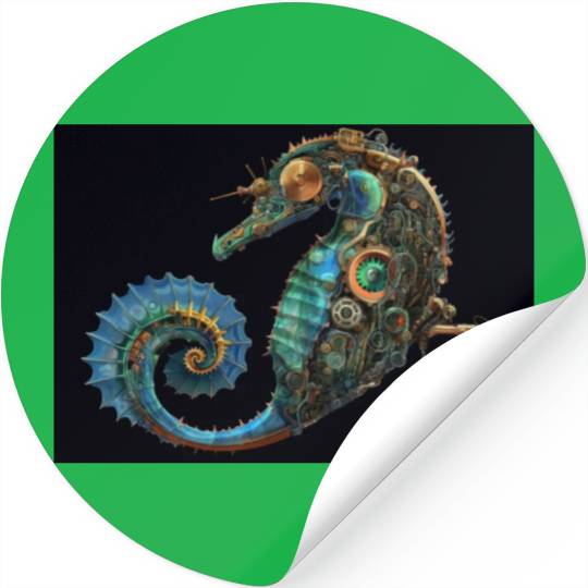 Cybernetic Octopus Stickers