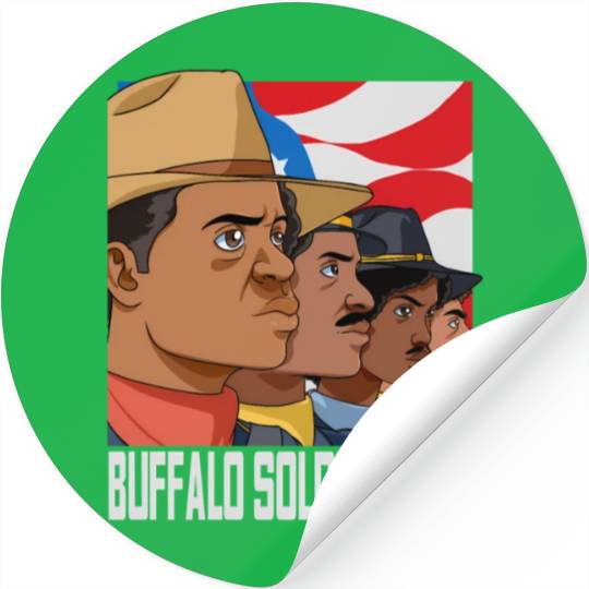 National Buffalo Soldiers Day July 28Th Patriotic Stickers
